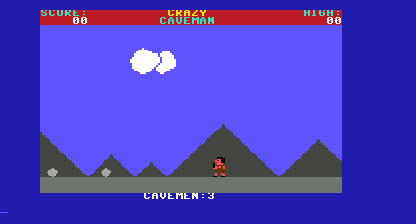 Crazy caveman, Screenshot 1